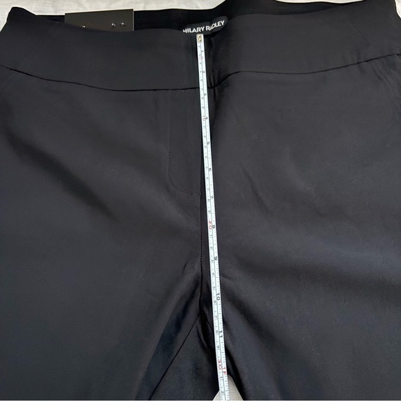 Hilary Radley Black Built-in Tummy Control Panel Straight Leg Dress Pants size M - Picture 7 of 8